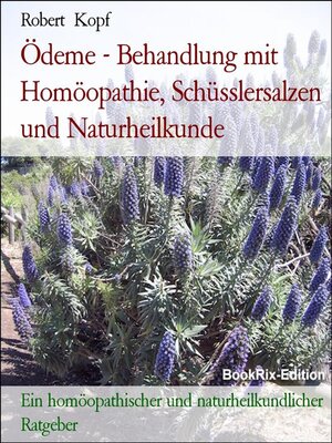 cover image of Ödeme--Behandlung mit Homöopathie, Schüsslersalzen und Naturheilkunde